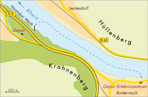 Karte Andernach Namedy