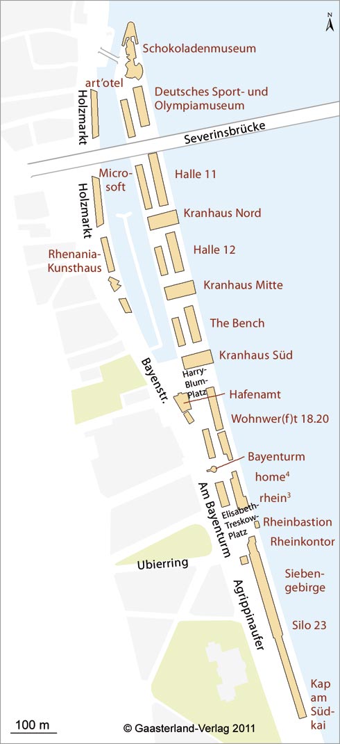 Karte Rheinauhafen