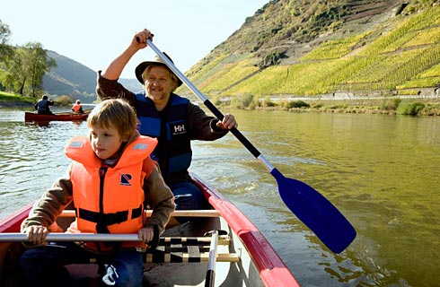 Paddeln auf der Mosel